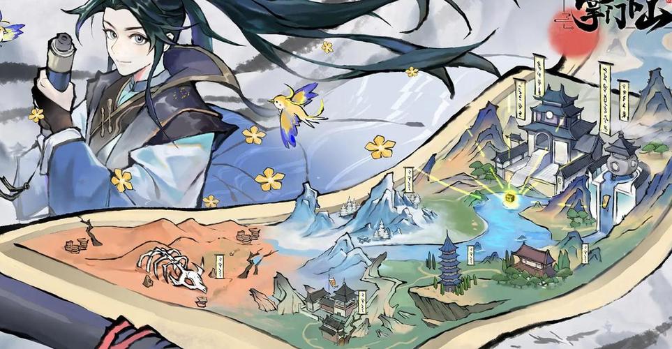 掌门下山游戏画面