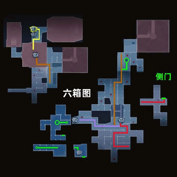 超自然行动组昆仑秘境极限地图小抄,超自然行动组昆仑秘境极限侧门在上,超自然行动组昆仑秘境极限