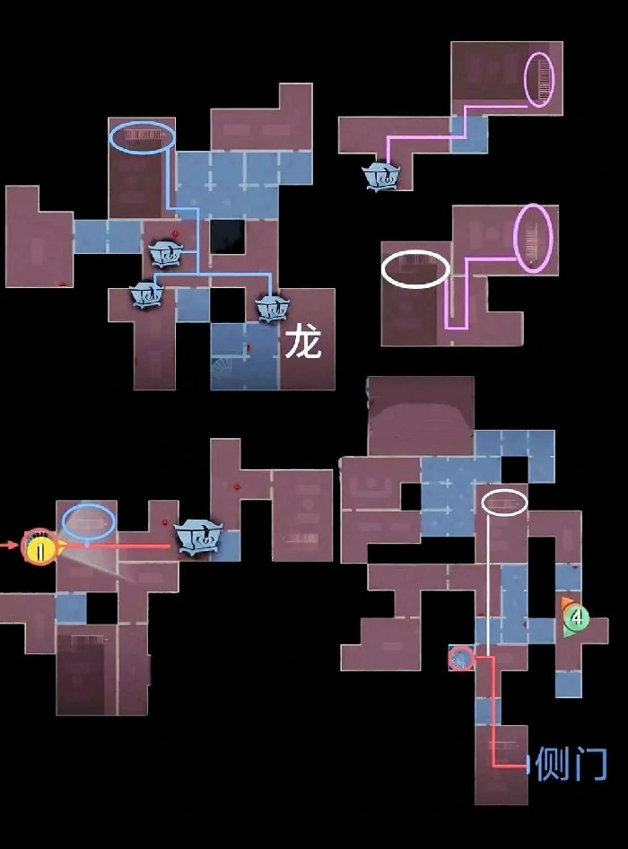 超自然行动组古城,超自然行动组古城地图小抄,超自然行动组古城困难地图小抄