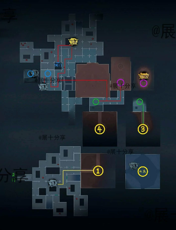 超自然行动组侧门在下地图小抄,超自然行动组昆仑秘境极限侧门在下,超自然行动组昆仑秘境
