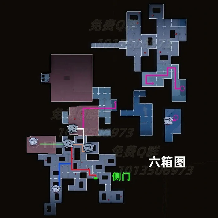 超自然行动组侧门在下地图小抄,超自然行动组昆仑秘境极限侧门在下,超自然行动组昆仑秘境