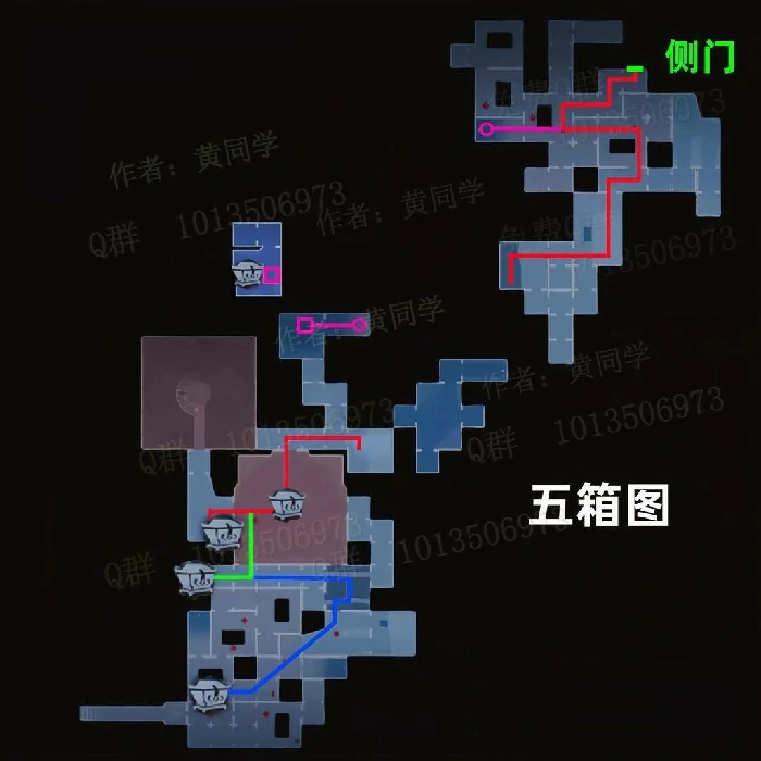 超自然行动组昆仑秘境极限地图小抄,超自然行动组昆仑秘境极限侧门在上,超自然行动组昆仑秘境极限
