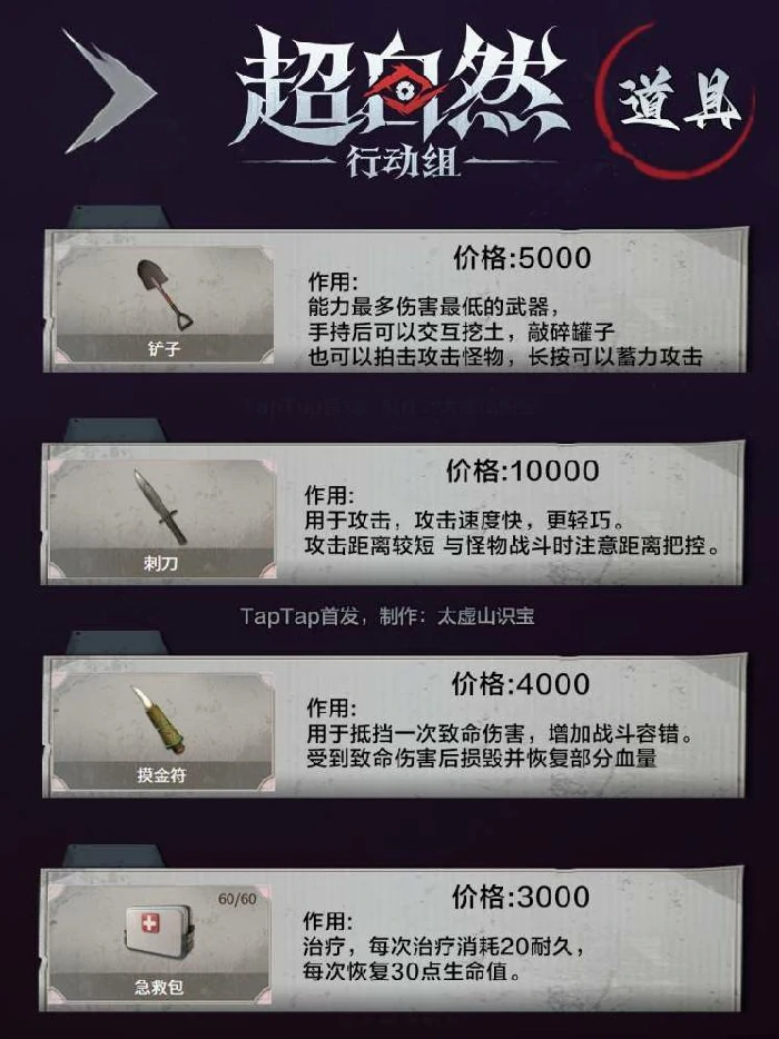 超自然行动组装备推荐,超自然行动组保命流装备,超自然行动组保命流