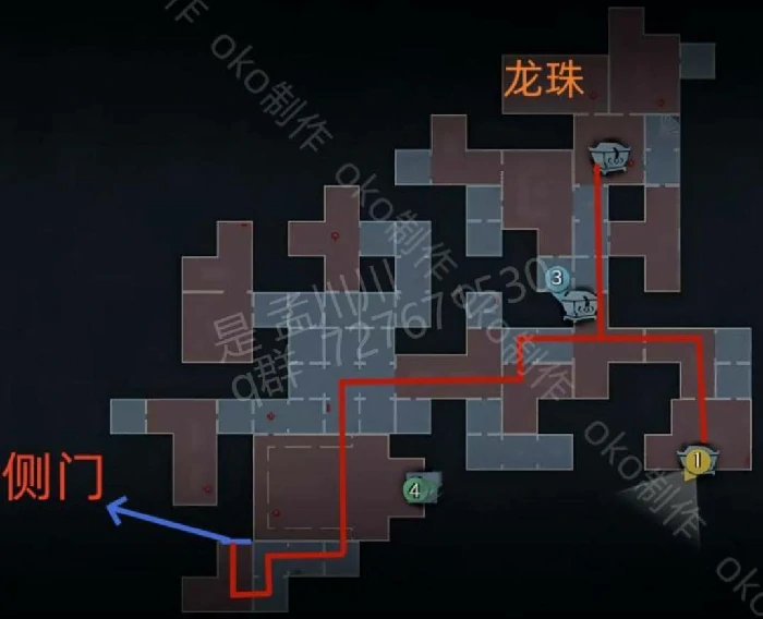 超自然行动组全L小抄,超自然行动组精绝古城困难全L小抄,超自然行动组古城L型小抄