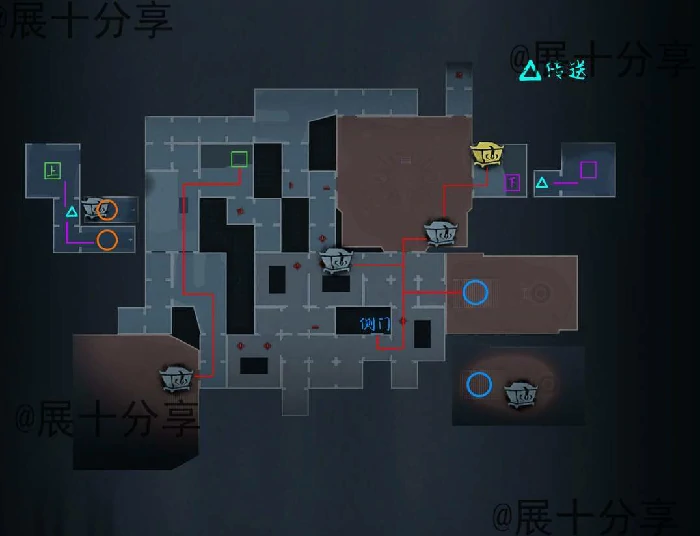 超自然行动组昆仑秘境极限地图小抄,超自然行动组昆仑秘境极限侧门在上,超自然行动组昆仑秘境极限