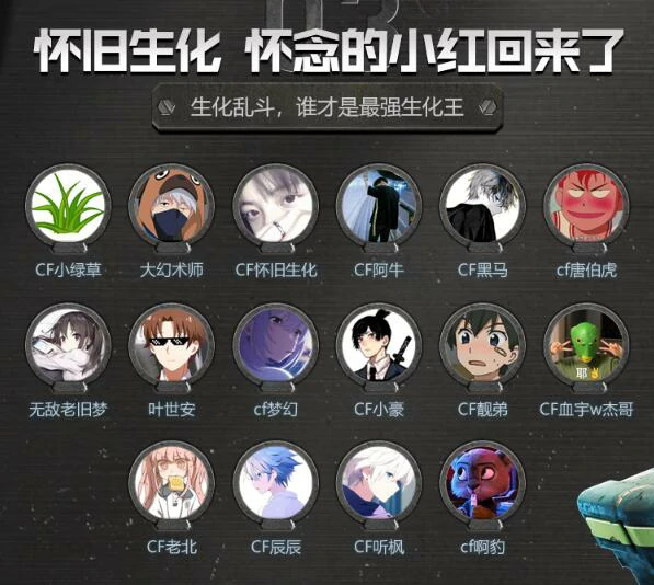 穿越火线,cf校长杯参赛名单,穿越火线校长杯参赛选手名单一览,穿越火线