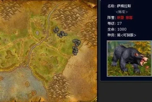 魔兽世界,魔兽世界怀旧服猎人稀有宠物大全,猎人稀有宠物坐标汇总,魔兽世界