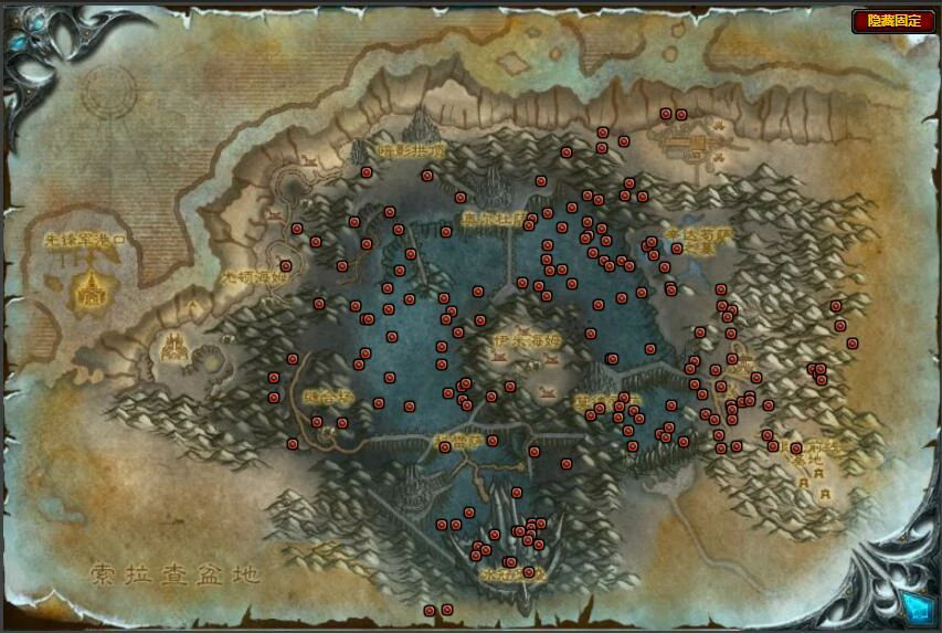 魔兽世界,魔兽世界冰冠冰川矿点在哪,魔兽世界冰冠冰川矿点分布图,魔兽世界