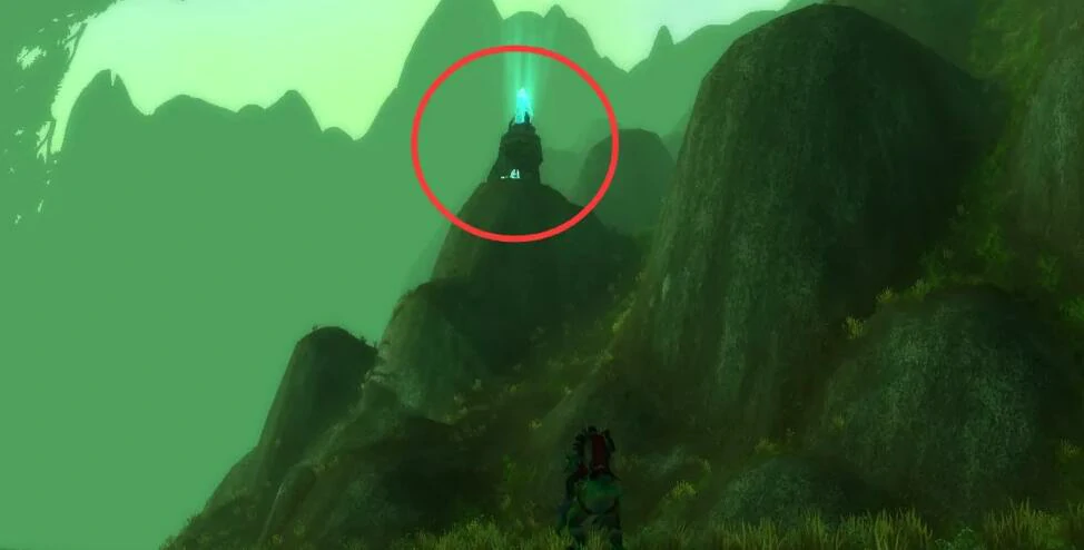 魔兽世界,魔兽世界安戈洛环形山水晶塔在哪,安戈洛环形山水晶塔位置,魔兽世界