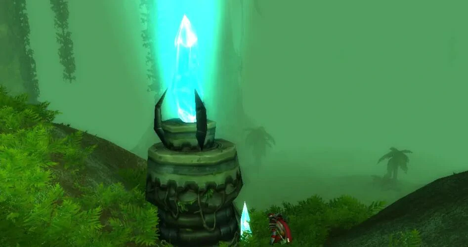 魔兽世界,魔兽世界安戈洛环形山水晶塔在哪,安戈洛环形山水晶塔位置,魔兽世界