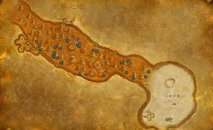 魔兽世界,魔兽世界千针石林矿点在哪,千针石林矿点分布一览,魔兽世界