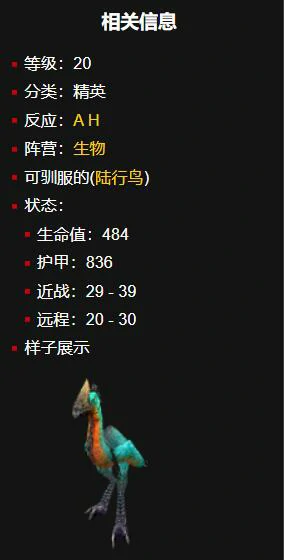 魔兽世界,魔兽世界雌性森林陆行鸟在哪,魔兽世界雌性森林陆行鸟位置,魔兽世界