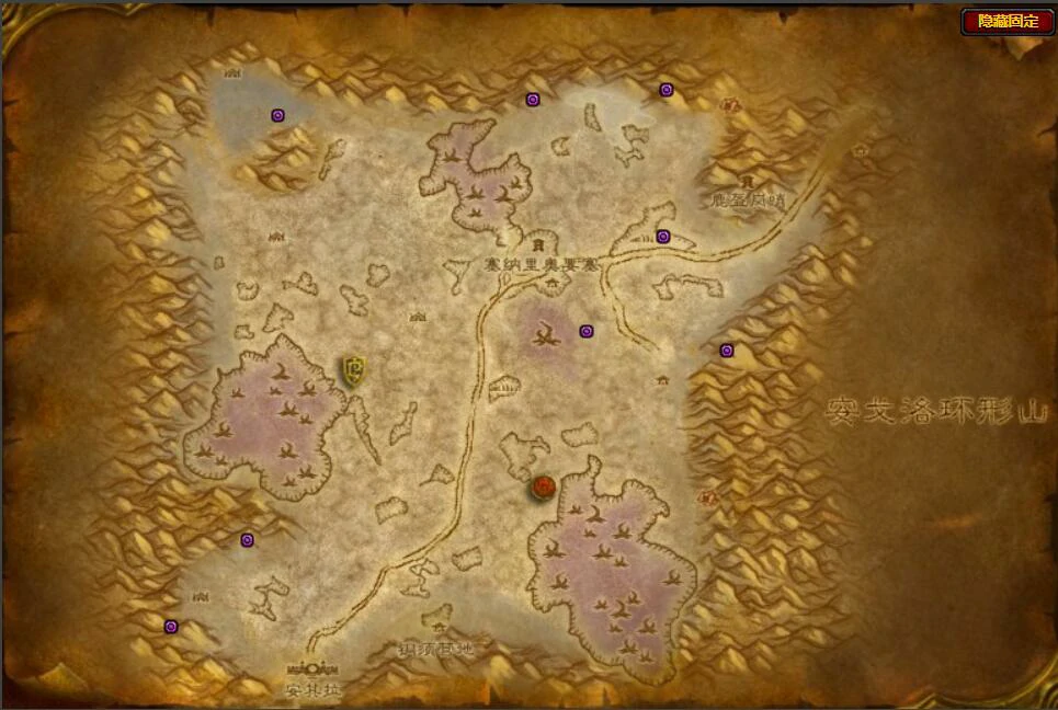 魔兽世界,魔兽世界希利苏斯矿点在哪,魔兽世界希利苏斯矿点分布图,魔兽世界