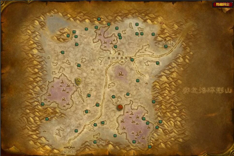 魔兽世界,魔兽世界希利苏斯矿点在哪,魔兽世界希利苏斯矿点分布图,魔兽世界