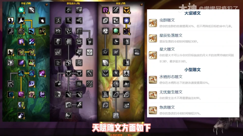 魔兽世界,魔兽世界怀旧服德鲁伊超级直升最佳配装,魔兽世界