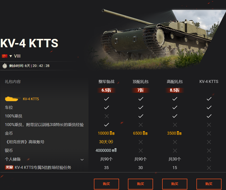 坦克世界,超重型自行反坦克炮,KV-4 KTTS,坦克世界,World Of Tanks,坦克世界