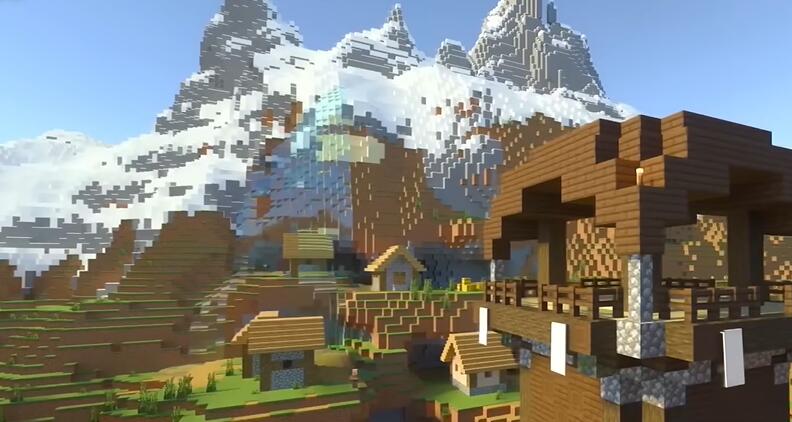 我的世界,村庄种子,超大地图,我的世界中国版,Minecraft Online