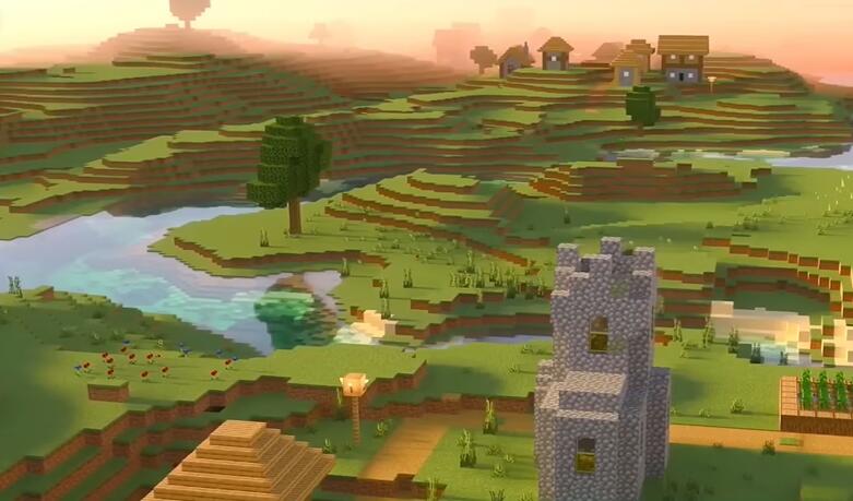 我的世界,村庄种子,超大地图,我的世界中国版,Minecraft Online