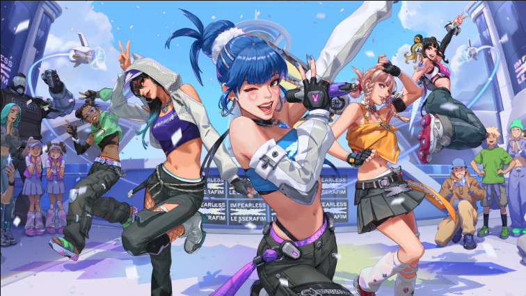 守望先锋,联动,LE SSERAFIM,守望先锋,Overwatch,守望先锋
