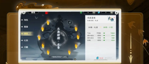 境界突破界面