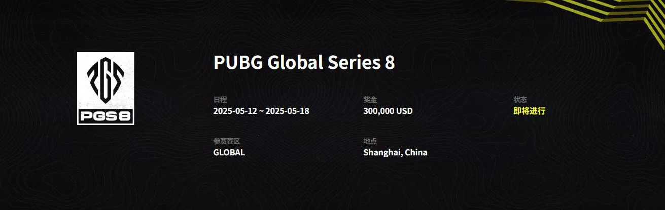 PUBG,pgs2025门票购买