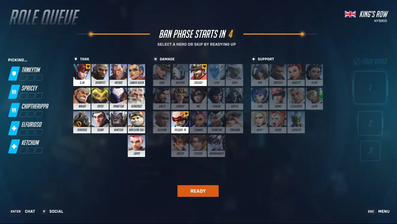 守望先锋,禁用,机制,守望先锋,Overwatch,守望先锋