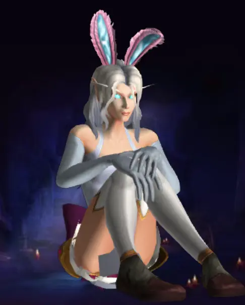 魔兽世界,复活节兔女郎,魔兽世界,World of Warcraft,魔兽世界