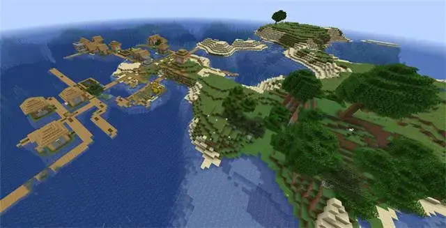 我的世界,全是村庄的种子,我的世界,Minecraft,我的世界