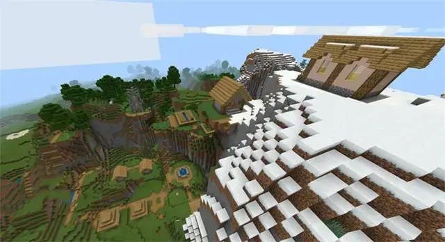 我的世界,全是村庄的种子,我的世界,Minecraft,我的世界