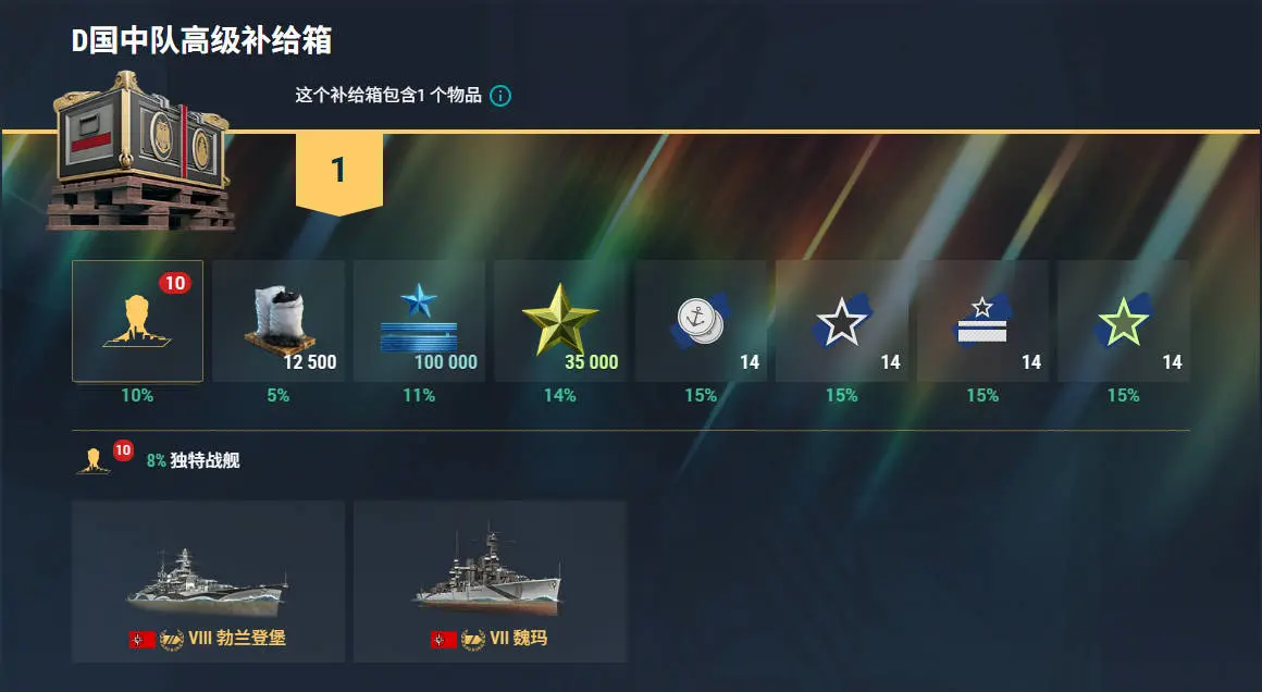战舰世界,军械库,补给箱,战舰世界,World of Warships