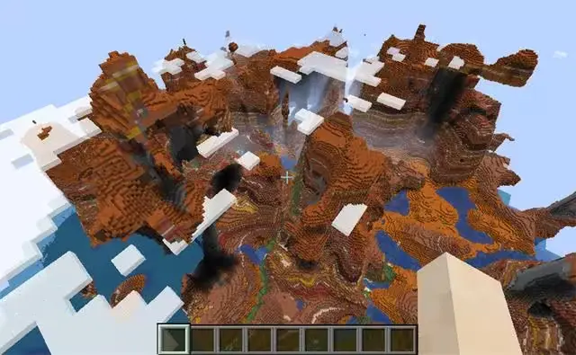 我的世界,放大化世界种子,我的世界,Minecraft,我的世界