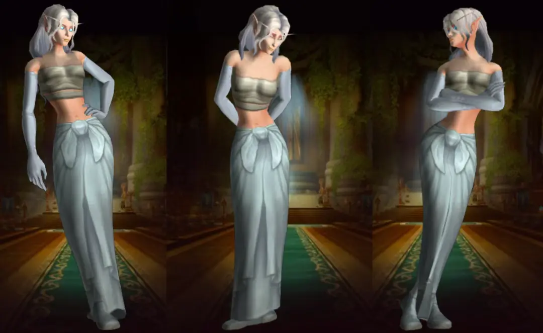 魔兽世界,虚空精灵,抹胸穿搭,魔兽世界,World of Warcraft,魔兽世界