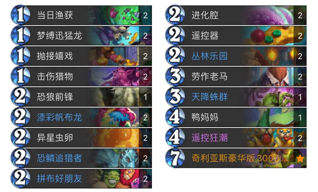 炉石传说,天梯,新卡组,野兽猎,构筑,炉石传说:魔兽英雄传,Hearth Stone: Heroes of Warcraft,炉石传说