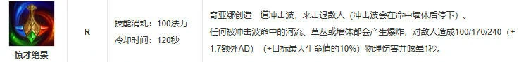 英雄联盟,奇亚娜技能介绍,英雄联盟