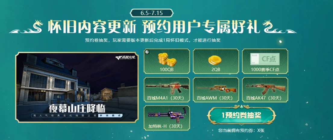 穿越火线,CF突围时空版本更新礼包,穿越火线6月版本更新礼包领取地址,穿越火线