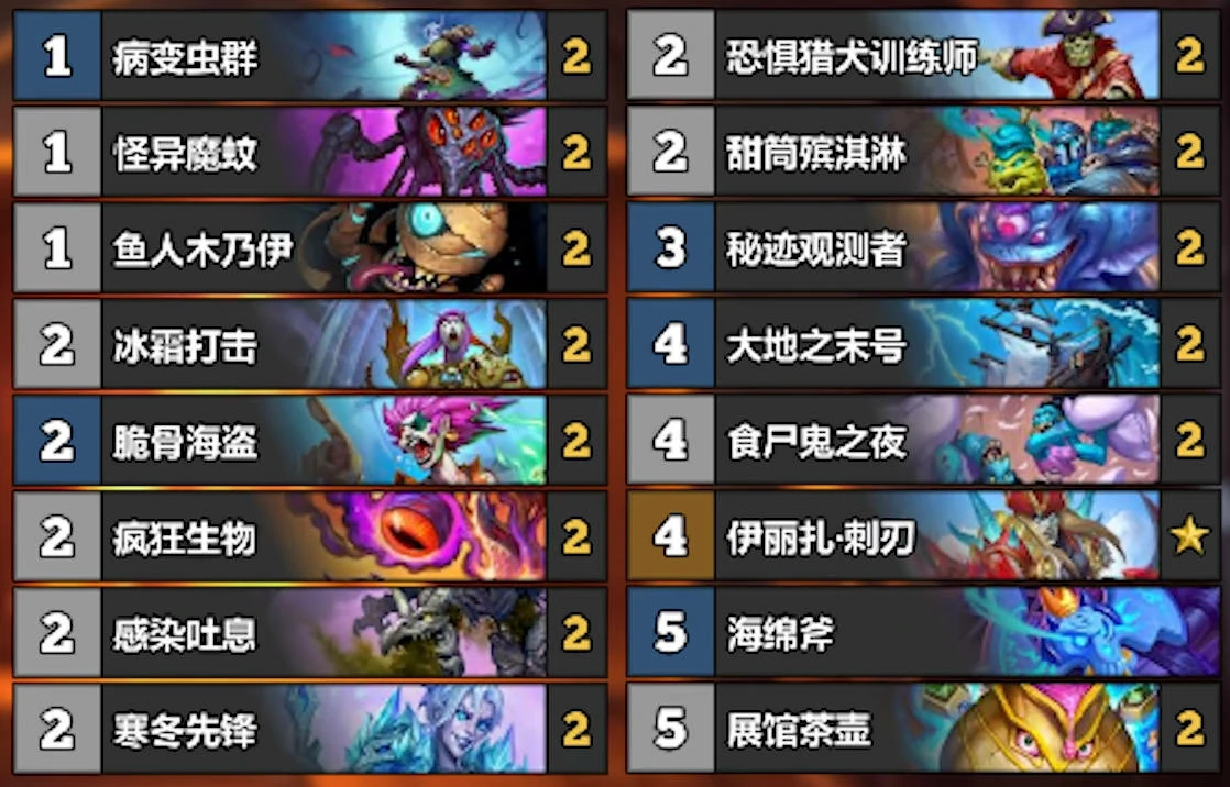 炉石传说,6月份全职业冲传卡组代码,炉石传说