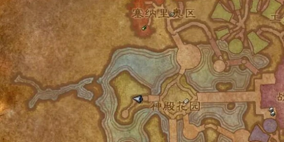 魔兽世界,魔兽世界wlk达纳苏斯怎么去鲁瑟兰村,达纳苏斯去鲁瑟兰村路线,魔兽世界