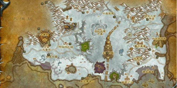 魔兽世界,魔兽世界龙骨荒野复活点坐标,龙骨荒野复活点坐标一览,魔兽世界