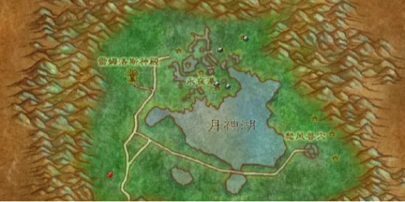 魔兽世界,魔兽世界怀旧服黑海岸怎么去月光林地,黑海岸去月光林地路线介绍,魔兽世界