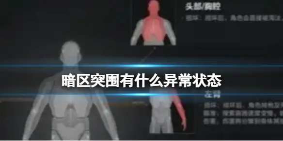 暗区突围,有什么异常状态,异常状态大全解析,暗区突围