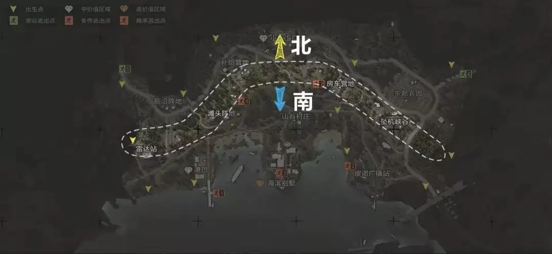 暗区突围,山谷,地形,暗区突围
