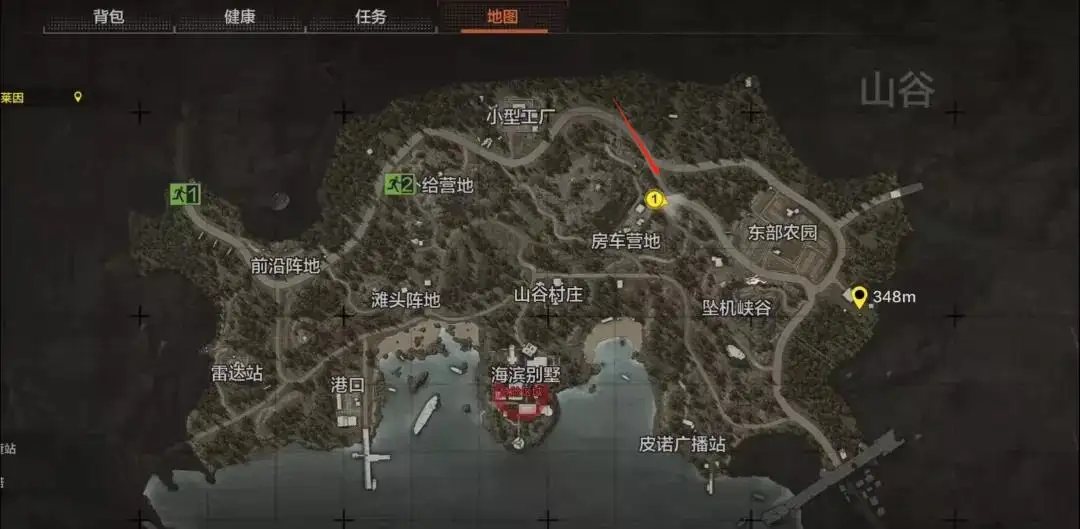 暗区突围,山谷,地形,暗区突围