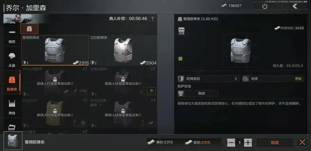 暗区突围,乔尔加里森,暗区突围