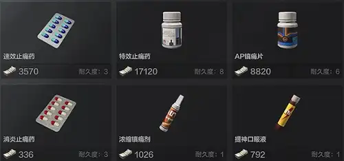 暗区突围，药品攻略,暗区突围