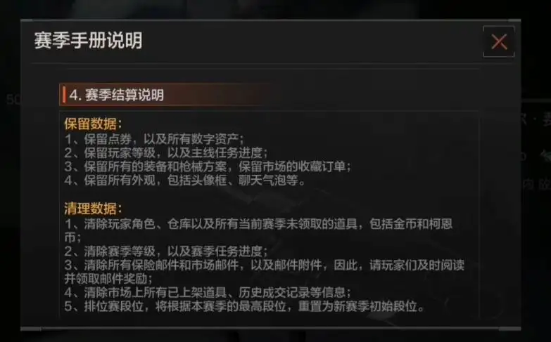 暗区突围,赛季更新,清空仓库,暗区突围