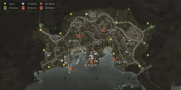 暗区突围,物资分布图,暗区突围