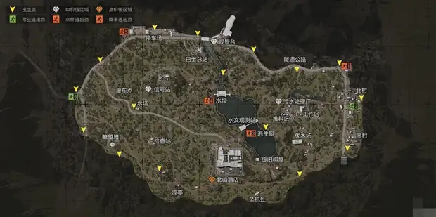 暗区突围,物资分布图,暗区突围
