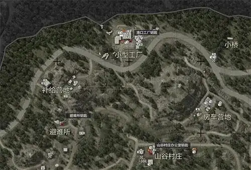 暗区突围,山谷,物资分布图,暗区突围