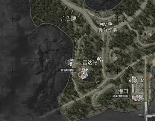 暗区突围,山谷,物资分布图,暗区突围