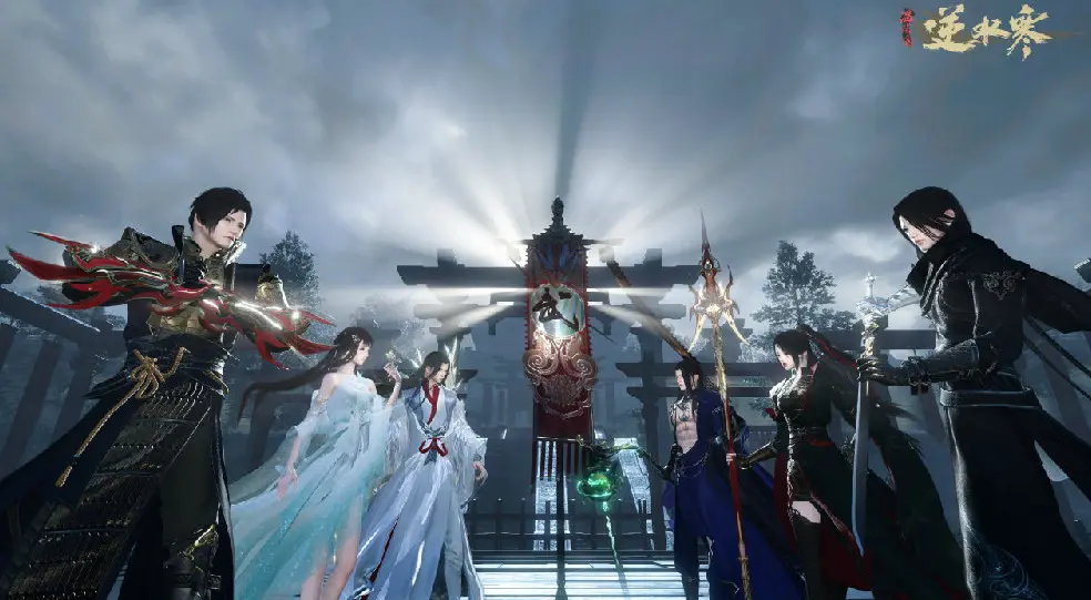 逆水寒,黄金服,野外匿名混战,逆水寒,Justice,逆水寒